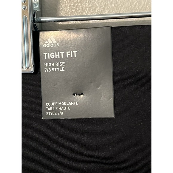 New! Adidas Women's Small Black High-Rise 7/8 AEROREADY Leggings NWT - Picture 8 of 14